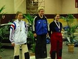 Junior Women's Air Rifle Medal Winners, Day 1, RIAC 2005